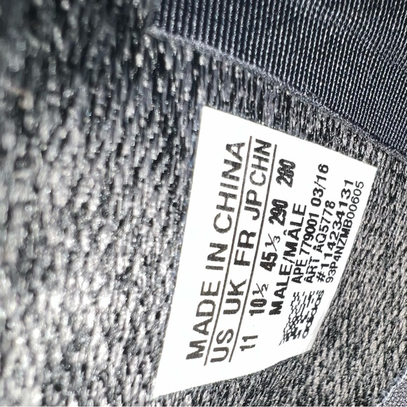 Pharrell Williams x Vulc Lace Up 'Black Granite' Sneakers Mens Size 11.5 - Picture 8 of 11